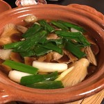 美山荘 - キノコ鍋