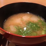 美山荘 - 蕪のお味噌汁