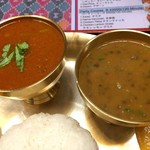 Munaruajiandaininguba - マトンカレー、ダルスープ