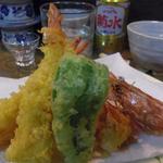 赤兎馬 - 天ぷら盛合せ（アシアカエビ）