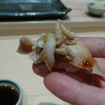寿司割烹 魚紋 - 煮蛤。リフト(^-^)/