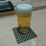 Sushi Kappou Gyomon - 小ビール(^-^)