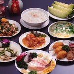 [Seafood Ki Course] Enjoy luxurious Seafood such as shark fin, abalone, and blue crab