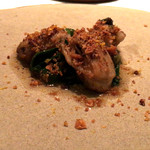 ア・ニュ ルトゥルヴェ・ヴー - 牡蠣とちぢみほうれん草