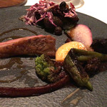 ア・ニュ ルトゥルヴェ・ヴー - 熊肉と猪肉の盛り合わせ