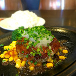 ステーキ カフェ ケネディ - ネギおろしハンバーグ¥580