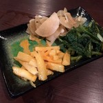 かはほり - 本日の自家製漬物「中でも大根の天竺漬け旨し！」(2016.Nov)