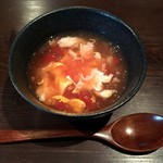 かはほり - 玉子とトマトのスープ/蕃茄蛋花湯/ハンチエダンホアタン（2016.Nov)