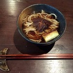 かはほり - 温かい椎茸蕎麦（2016.Nov)