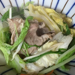 Hasegawa - ミルクポーク鍋。取り分け