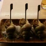 釧路食堂 - 薄味のツブ焼き。