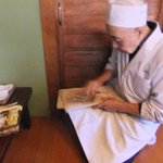 湯ヶ島の本わさびをサメの皮ですっていただく