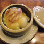 日本料理 梅林 - カキとホタテのゆず味噌焼き