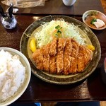 もり亭 - 上ロースカツ定食(大盛)【料理】 