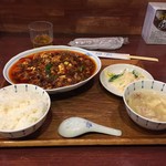 中国菜 オイル - 麻婆定食大盛り　1200円