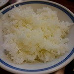 とんかつ よしみ - 真っ白でよい炊き加減です＾＾