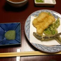 京都祇園 天ぷら八坂圓堂 - 稚あゆと穴子とこしあぶらの天ぷら