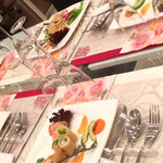 カフェレストラン  びすとろアン - 入店時点でのセッティング