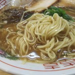 鶏めし ラーメン さん-いち - 鶏白湯ラーメン　※麺の状態(2016.12.02)