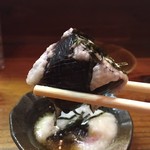 味とく家 - ☆海苔で巻いて食べてみた