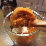 味とく家 - ☆結構なボリュームのウニだった