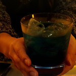 お座敷BAR 籠 - マリーンブルーフィズ（ノンアル）！加賀百万石の石原さとみ手添えバージョン！！