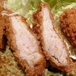 とんかつ かつき - 2010/11　ひれかつアップ