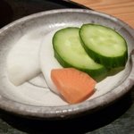 とんかつ かつき - 2010/11　お漬物