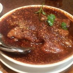 景徳鎮 - 牛肉と山椒の煮込み。超超超激辛！