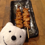 もつ焼き酒場　豚坊 - 焼きとん しろ たれ Pork Intestine Skewers Tare Sauce Flavor at Motsuyaki Sakaba Tonbo, Ueno！♪☆(*^o^*)