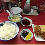 大阪王将 - サービス定食の一部