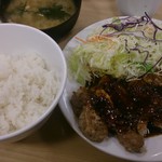 松屋 - 厚切り豚テキ定食
