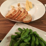 和フレンチバル村塾 - …食べ散らかしてから、写真撮り忘れなに気付いたー！(T-T)枝豆、ほんま美味しいです！