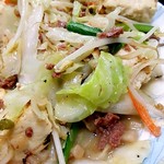 丸安そば - 「とうふチャンプルー」
島豆腐はもちろん野菜もたっぷり！