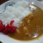 麺や伝心 - 半カレー(100円)