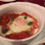 リオス ボングスタイオ - ローマ風トリッパ　落とし卵のオーブン焼き