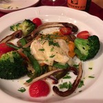 リオス ボングスタイオ - 季節のグリル野菜とトミーノチーズのせ