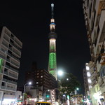 鰻禅 - 2016.12店を出た直後のツリー