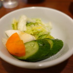 鰻禅 - 2016.12お新香