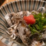 すし処 - 鯛の皮湯引きポン酢