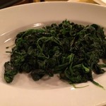 イル・パチョッコーネ・カゼイフィーチョ - ほうれん草ソテー、￥600