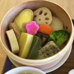 FUMUROYA CAFE　 - 季節の野菜のせいろ蒸し