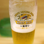 Men kichi - 生ビール480円