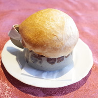 Russian Restaurant ROGOVSKI 銀座 - つぼ焼きランチ(2000円・外税)のきのこと鶏肉のつぼ焼き