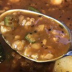 SAMA - 【2016年09月】キーマ納豆(トマトスープ辛さ4番)、キーマ納豆が大好きなんです(^^♪
      従来までの食の考え方を壊してくれる一杯！