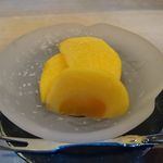 松寿司 - デザート（柿）2016年12月