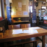 名水うどん 野々傘 - １階テーブル席(2016年12月)