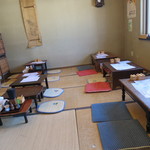 名水うどん 野々傘 - １階お座敷席(2016年12月)