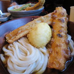 ちく玉天ぶっかけ　850円
          (2016年12月)