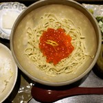 つきじ 文化人 - いくらそば＋ご飯＝1,330円